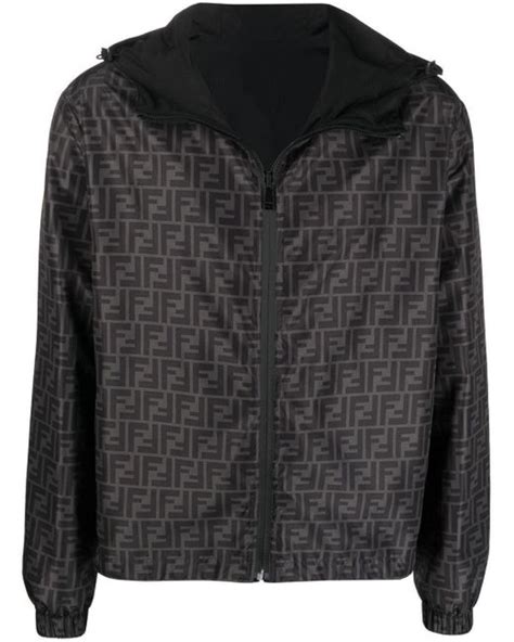 black fendi morgan jacket|Men's Designer Fendi Lightweight Jackets .